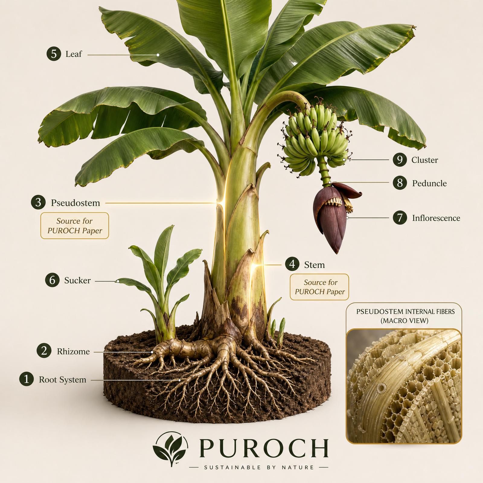 banana plant 3d diagram (2)